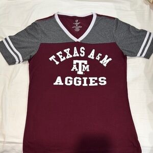 Texas A&M Aggies Maroon and Gray T-Shirt